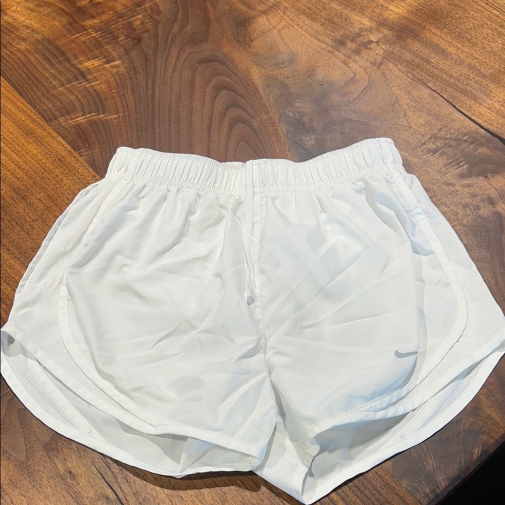 Nike Women's White Athletic Shorts